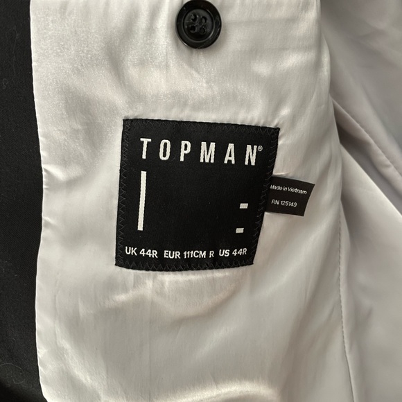 Top man black suit - Picture 3 of 5